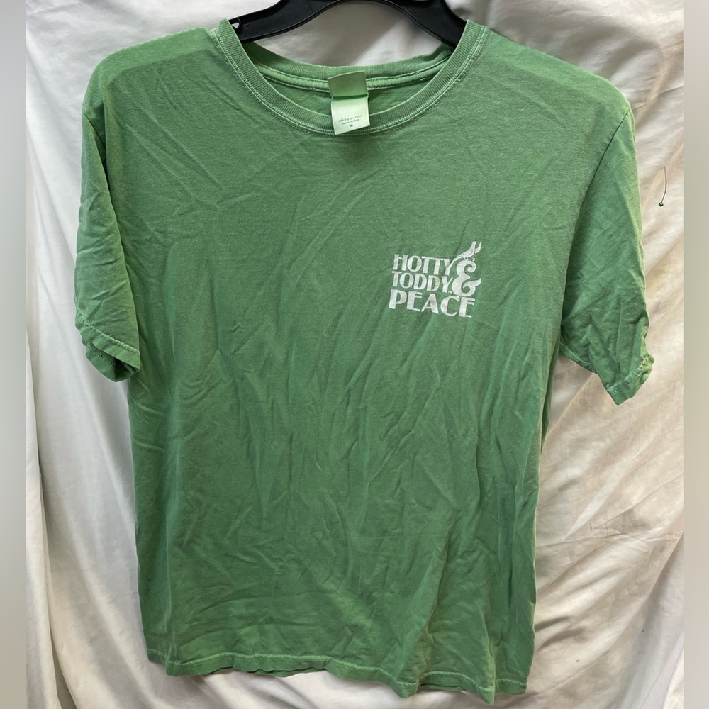 Authentic pigment hotty toddy  Green Graphic T-Shirt men sz M